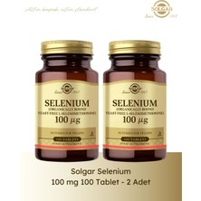 Solgar Selenium 100 Mg 100 Tablet 2 Li Paket