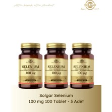 Solgar Selenium 100 Mg 100 Tablet 3 Lü Paket