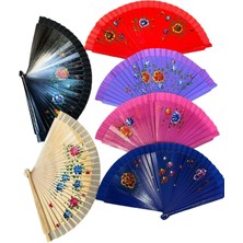 Alfa Life Marketing Bambu Yelpaze Karışık Renk 12 Adet