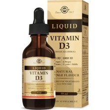 Solgar Vitamin D3 Liquid 59 ml (Sıvı Vitamin D3)