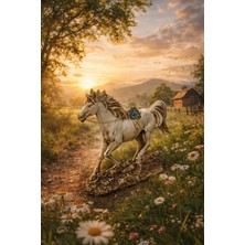 Seymen Bıçakçılık Büyük Boy Dekoratif At Biblosu – Şık ve Estetik At Figürü