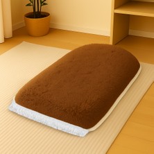 Carpetella 3 cm Ortopedik Süngerli Peluş Seccade Yumuşak Diz Ağrıtmaz Namazlık