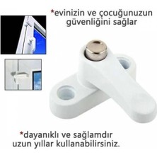 Nexgen Pvc Kapı Pencere Emniyet Kilidi - Düğmeli Pimapen Kilidi - Çelik