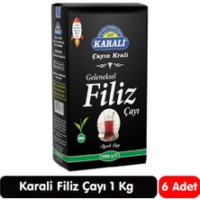 Karali Çay Karali Geleneksel Filiz Siyah Çay 1 kg 6 Paket