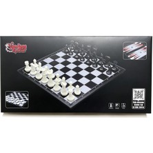 Kaia Life VRD10661 Katlanabilir Satranç Tavla ve Dama Seti