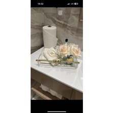 Özbience Şeffaf Pleksi Düzenleyici, Altın Kulp ile Şık Organize Çözümü