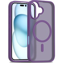 Shepherds iPhone 16 Uyumlu Magsafe Mıknatıslı Darbe Emici Şeffaf Silikon Kılıf - Premium Koruma Kapak