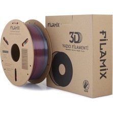 Filamix Silk Rainbow Pla Filament 1.75MM 1kg - Ipek Parlak Gökkuşağı Geçişli