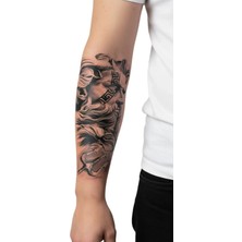 Tattoo Gerçekçi Poseidon Model Geçici Kol Bacak Geçici Sticker Yapıştırma Dövme