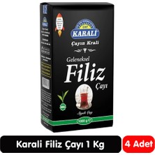 Karali Çay Karali Geleneksel Filiz Siyah Çay 1 kg 4 Paket