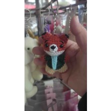 Kevser Nur Tuhafiye Amigurumi Tilki Anahtarlik