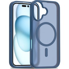 Shepherds iPhone 16 Uyumlu Magsafe Mıknatıslı Darbe Emici Şeffaf Silikon Kılıf - Premium Koruma Kapak