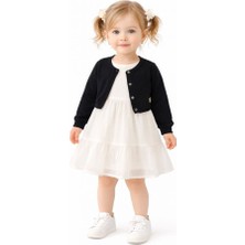 Bebepan Freddom Kız Çocuk Elbise Bolero Takım