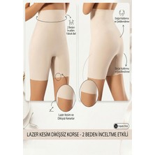 Feenia Corseto Lazer Kesim Inceltme Etkili Paçalı Korse