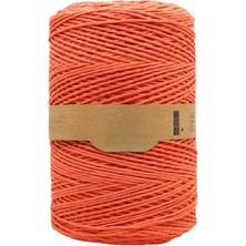 Popüler Sepet Pamuk Makrome 2 mm Turuncu