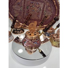 Karaca Bakır Işlemli Bakır Tütsülük-Bakır Buhurdanlık