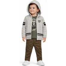 Bebepan Sheep Erkek Çocuk Hırkalı 3 Lü Takım