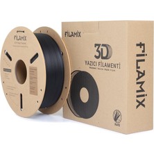 Filamix Pla Mat Siyah 1.75MM 1kg Gerçek Mat Siyah - Gerçek Premium Görünüm