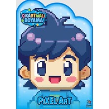 Pixel Art Zamanı - Çıkartmalı Boyama Kitabı