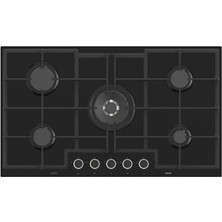 Ferre ED045 90 cm Woklu Siyah Ankastre Ocak