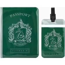 Cinereplicas Harry Potter Slytherin Pasaport Kılıfı ve Valiz Etiketi Seti