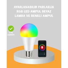 Zemira Home Uzaktan Kumandalı Akıllı LED Ampul, Enerji Tasarruflu
