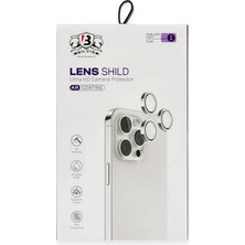 Zemira Home Newface iPhone 16 Bilvis Titan Kamera Lens - Gümüş