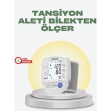 Zemira Home Akıllı Bilek Tansiyon Aleti Hem Şarjlı Hem Pilli Kolay Ölçüm