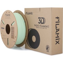 Filamix Pla Mat Yeşil 1.75MM 1kg - Gerçek Mat Yüzey Profesyonel 3D Yazıcı Filamenti
