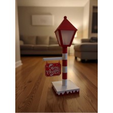Zemira Home Yılbaşı Tabelalı Dekoratif Lamba Merry Christmas Işıklı Tasarım
