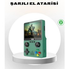 Zemira Home Taşınabilir Oyun Konsolu 3.5 Inç IPS Ekran Yaylı Çift Lr Tuşlu