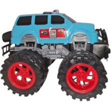 Kiddico Toys Off-Road Jumbo Mavi Araba Kutulu