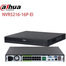 Marmara Qumasch Dahua  NVR5216-16P-EI, 16KANAL Poe, 32MPIX, H265+, 2 HDD Desteği, 1080P Kayıt, 384MBPS Bant Genişliği, Nvr