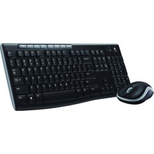 Marmara Qumasch Logıtech MK270 Q Tr Kablosuz Klavye Mouse Set Siyah 920-004525