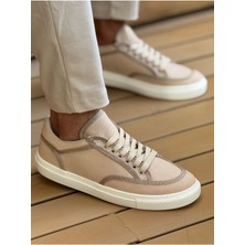 Marmara Qumasch CH2505 - Keten Erkek Ayakkabı Bej/bej