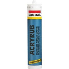 Marmara Qumasch Soudal Acryrub Silikonize Mastik 310 ml Bej