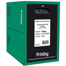 Marmara Qumasch Frısby FNW-CAT622 305MT 0.50MM 24AWG Cat6 Utp Kablo Gri