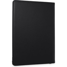 Zemira Home Newface Samsung Galaxy X610 Tab S9 Fe Plus 12.4 Kılıf 360 Tablet Deri Kılıf - Siyah