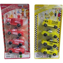 Kiddico Toys 4'lü Itfaiye Taxi KARTELALI*120
