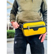 Marmara Qumasch CH101 - Poani Tablet Erkek Çanta Sıyah - Sarı