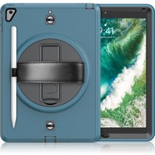 Zemira Home Newface iPad 5 Air 9.7 Kılıf Strap-C Otterbox Tablet Kapak - Mavi