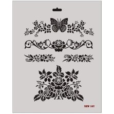Marmara Qumasch Rich New Seri N107 Stencil 35X25 cm