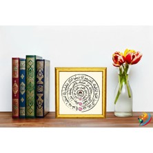 Tem Art Gallery "nazar & Bereket Duası" Koleksiyonu - Masaüstü/vitrin ve Duvar Tablosu (19X19 Cm)