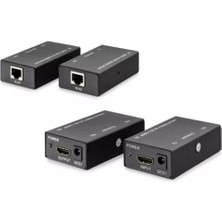 Zemira Home Hadron HDX1342 60M HDMI Extender 1080P Ekran 1,65 Gbps Siyah