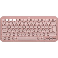 Marmara Qumasch Logıtech K380S, Pebble Keys 2,  Rose, 920-011861, Bluetooth, Türkçe, Q, Multimedya, Mini Klavye
