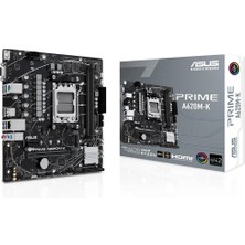 Zemira Home Asus Prime A620M-K 6400MHZ (Oc) Ddr5 Soket Am5 M.2 HDMI VGA Matx Anakart