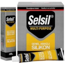 Marmara Qumasch Selsil Genel Amaçlı Tüp Silikon 50 ml Beyaz