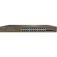 Marmara Qumasch Ip-Com G3328F 24 Port Gıgabıt + 4X1GB Sfp Uplınk L2 Cloud Yönetilebilir Rackmount Swıtch