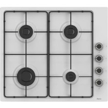 Ferre EL066 60CM Beyaz  Emaye Ankastre Ocak