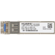 Marmara Qumasch Huaweı SFP-GE-LX-SM1310 Sm 1.25G 1310NM 10KM Sfp Modül